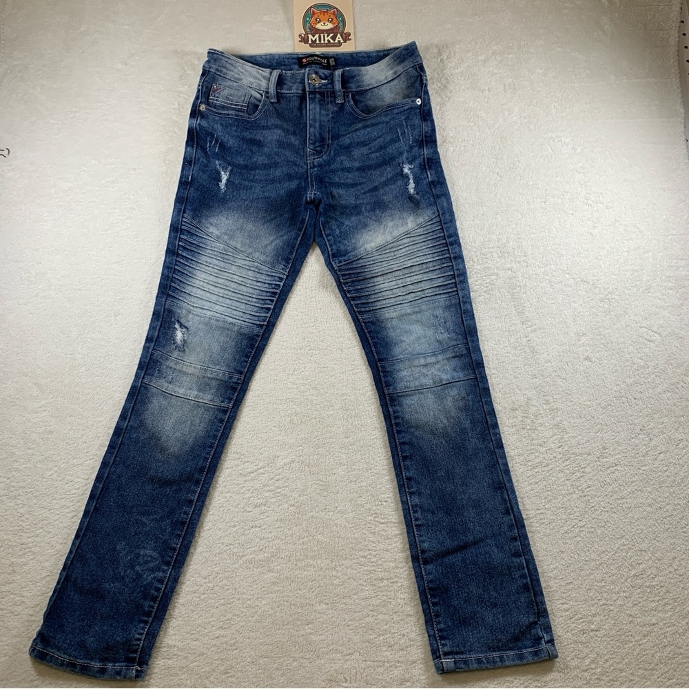 Southpole est.MCMXCI Men’s‎ Size 29x30 Skinny Distressed Blue Jeans